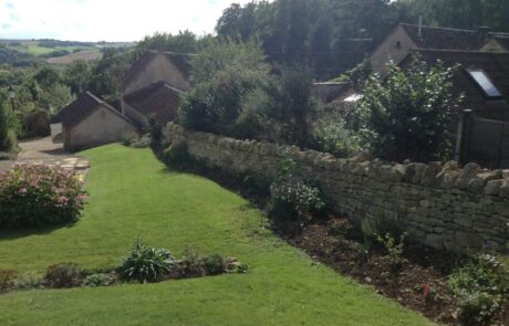 Combe Down Wall Restoration of Dry Stone Wall